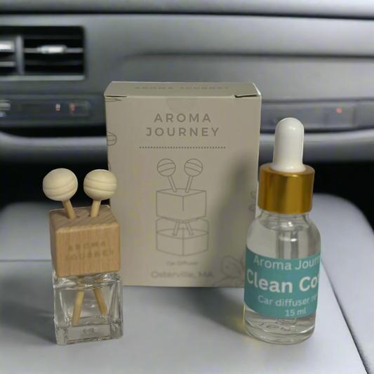 Clean Cotton Car Diffuser with Refill