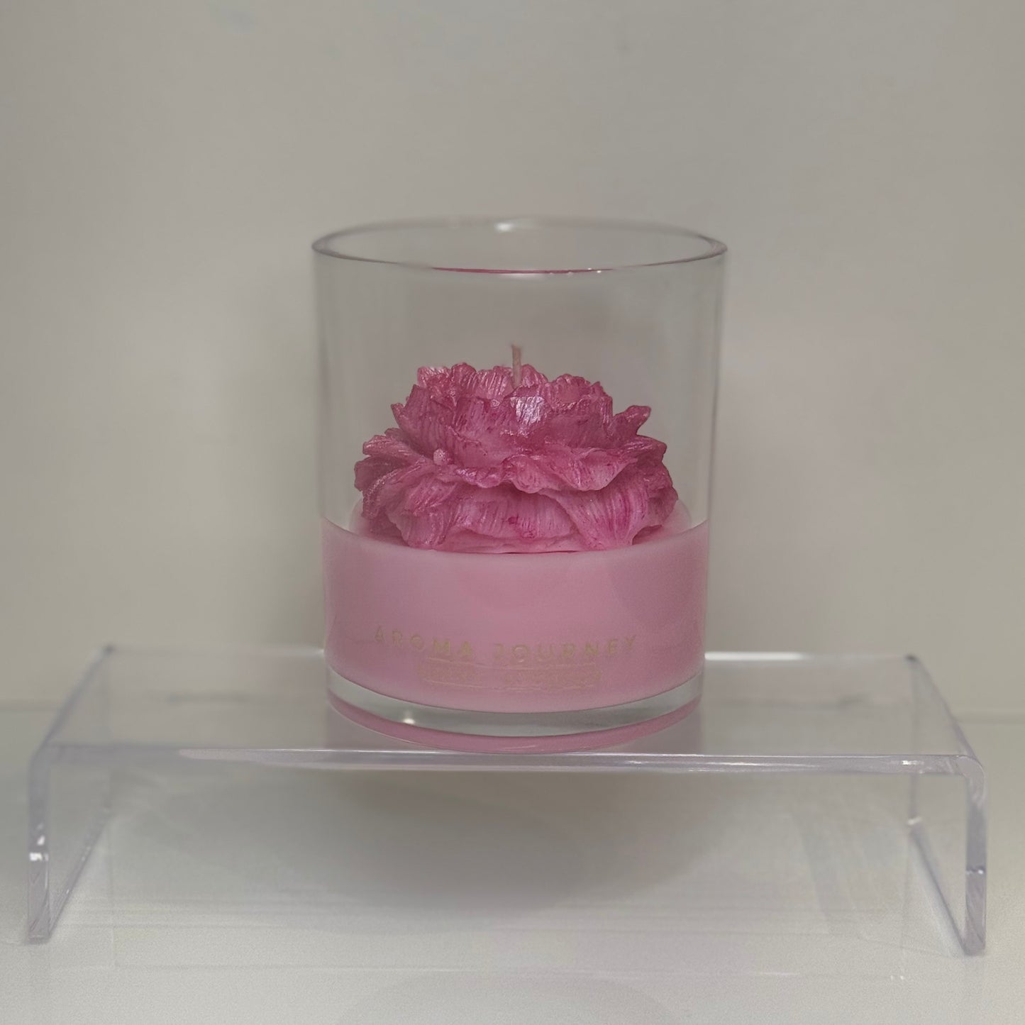 Flower Design Candle