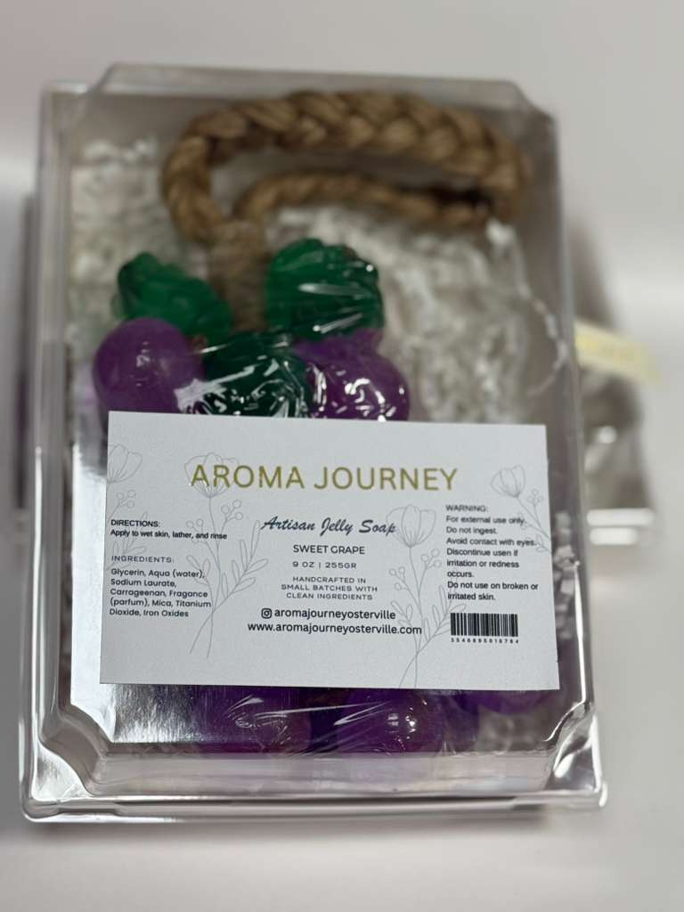 Grape shaped Jelly Soap